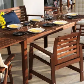 Sedie Ikea giardino in legno