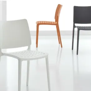 Sedie plastica impilabili