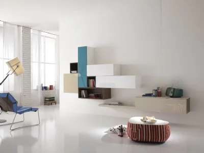 Parete attrezzata moderna