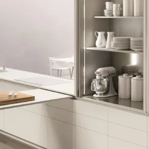 Cucina componibile in legno con penisola SLIM THE OPEN AIR By Elmar