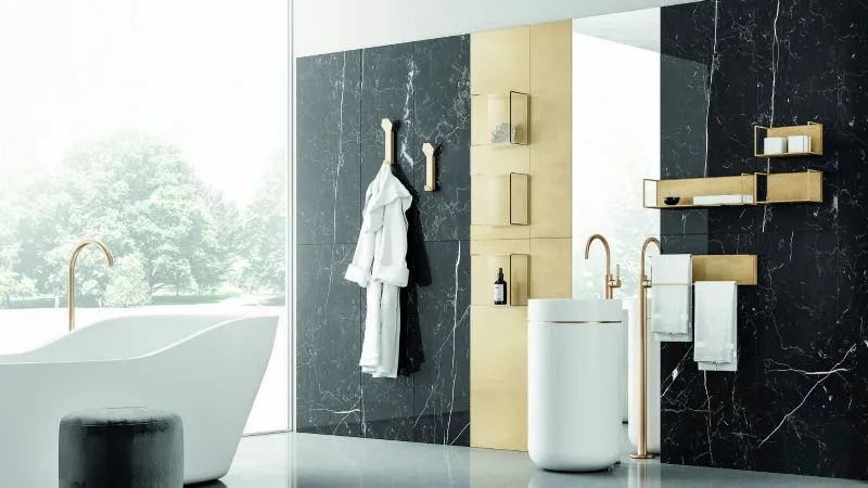 Ronda Design - Materika Bain: sistema modulare magnetico per accessori