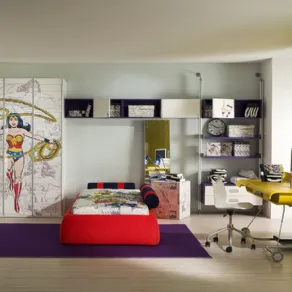 cameretta per bambini boiserie
