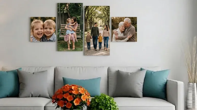 Tele personalizzate asimmetriche 