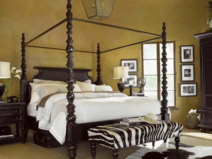 Camera da letto in stile etnico