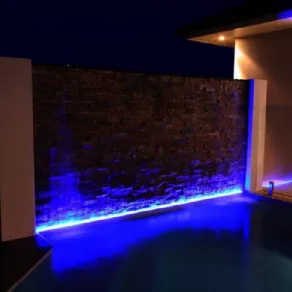 Una striscia a led singola