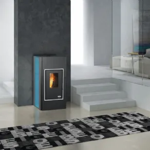 Stufa a pellet contemporanea