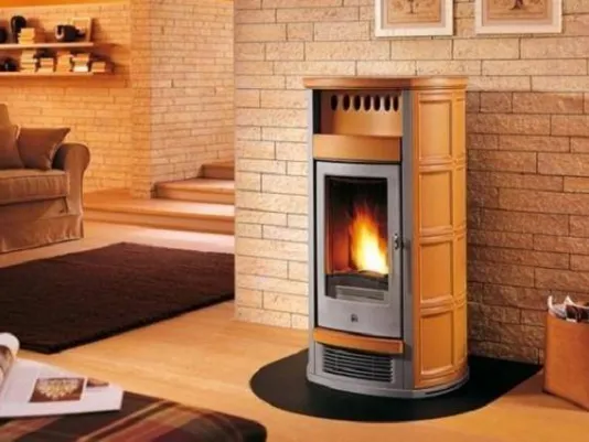 stufa a pellet da arredamento