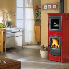 Stufa a legna Nordica nicoletta con forno