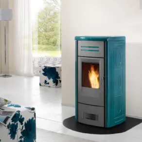 La stufa a pellet ad aria P958 di Piazzetta