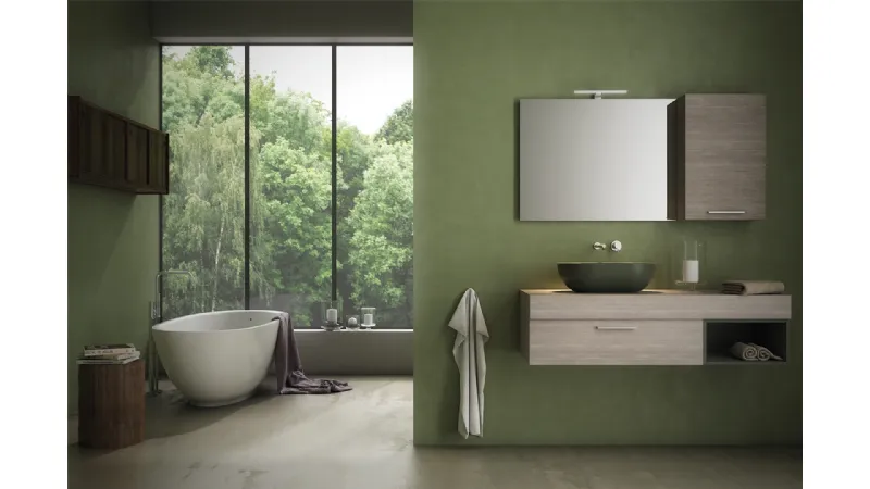 Sono profondi solo 37 cm i lavabi della collezione T-Edge di Ceramica Globo