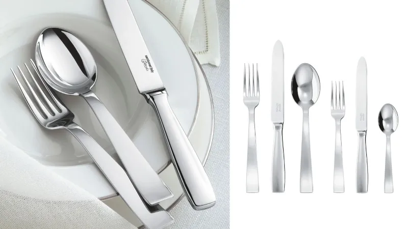 Posare in acciaio argentato di Sambonet