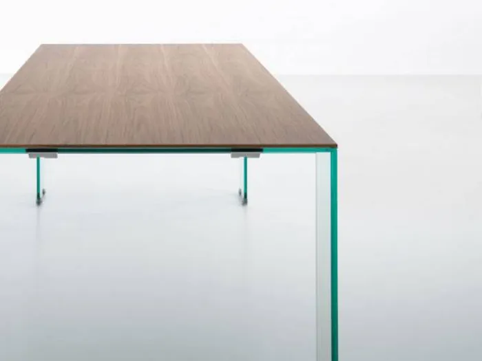 tavolo legno vetro