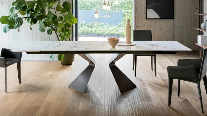 Tavolo allungabile di design Prora di Bonaldo