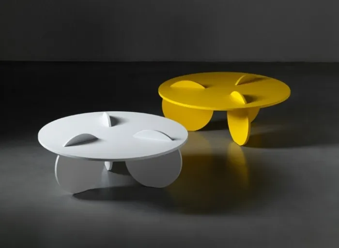Tavolino dal design moderno rotondo