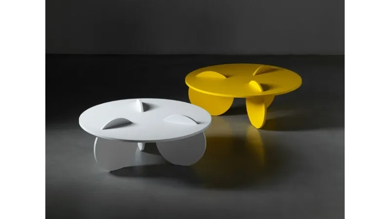 Tavolino dal design moderno rotondo