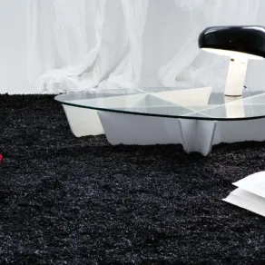 tavolino design in vetro Slice