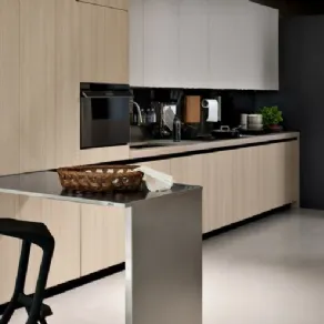 Cucina con tavolo a scomparsa