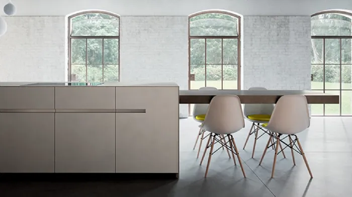 Isola Easy Table, tavolo estraibile design minimale di Elmar