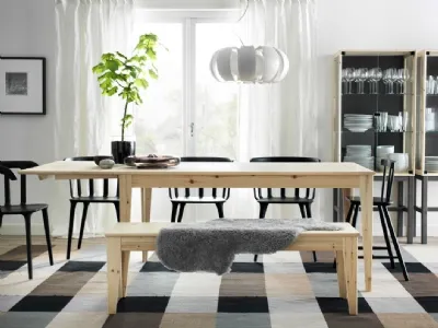 Tavolo allungabile Ikea, proposte di stile