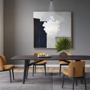 Tavolo fisso ellittico Abrey di Calligaris
