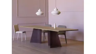 tavolo legno grezzo moderno