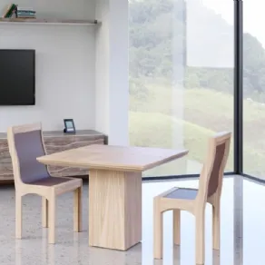 Tavolo quadrato allungabile della linea LG Lesmo