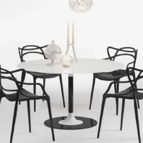 Tavolo rotondo della collezione Thierry XXL di Kartell