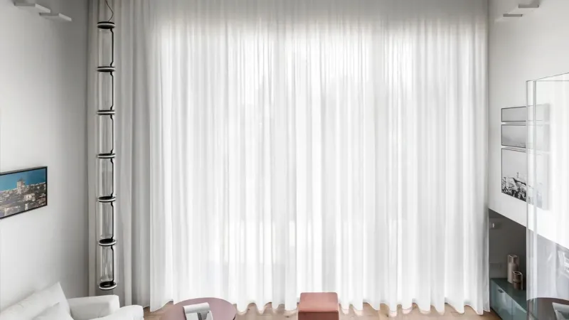 Resstende - Tenda arricciata con binario Novo