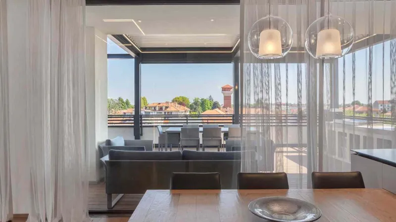 Brianza tende - Tende arricciate