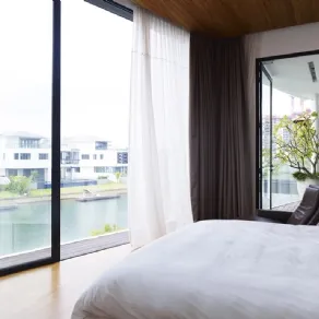 Tenda per camera da letto moderna