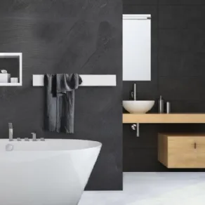 Estetica minimal per il modello Towel Bar di Ridea