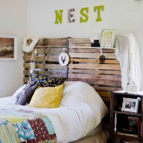 Idee Testiera letto fai da te 