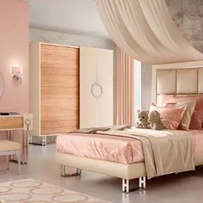 Letto con testata alta Lift di Caroti