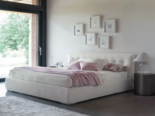 letto matrimoniale testiera imbottita