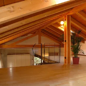 tetto in legno lamellare
