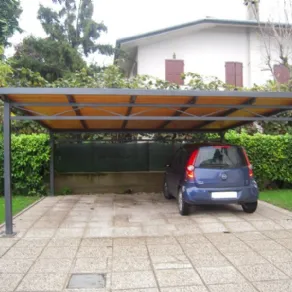 Tettoie per auto in ferro