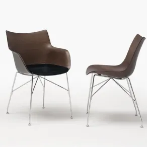 sedie Smart Wood di Kartell