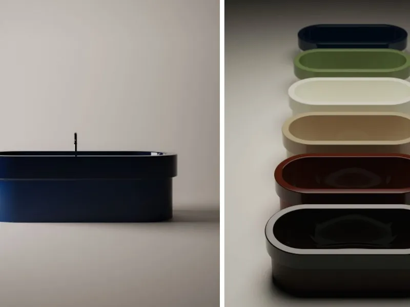 Agape - Vasca Cenote in solid surface
