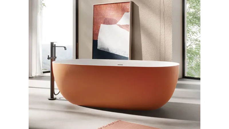 Ellisse, la vasca in Aquatek light