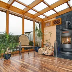 veranda in legno