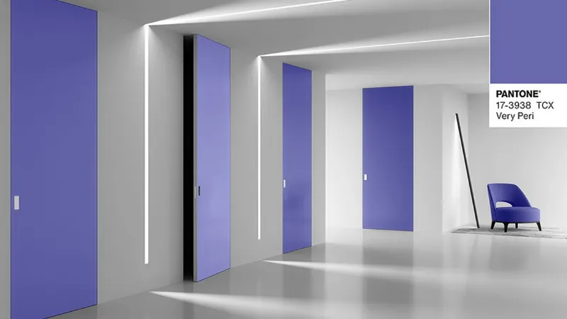 Colore dell'anno Pantone 2022 per le porte di design Ermetika 