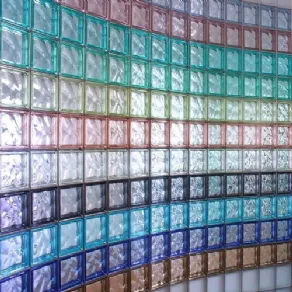 Vetromattoni colorati Glassblock Seves