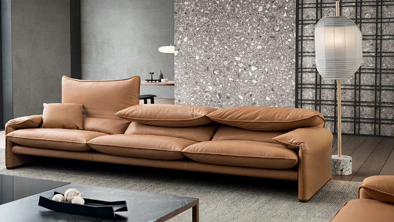 Divano Maralunga realizzato per Cassina nel 1973