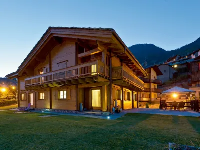 villa in legno