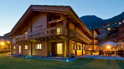 villa in legno
