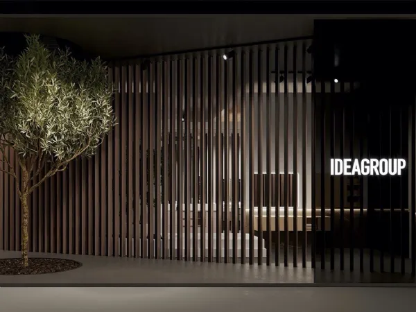 L'ingresso dello spazio espositivo virtuale di Ideagroup