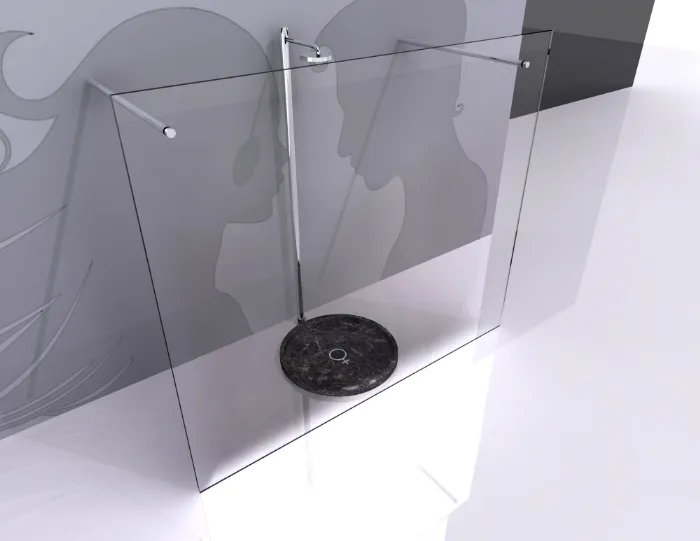 vitruvit piatto doccia in marmo nero