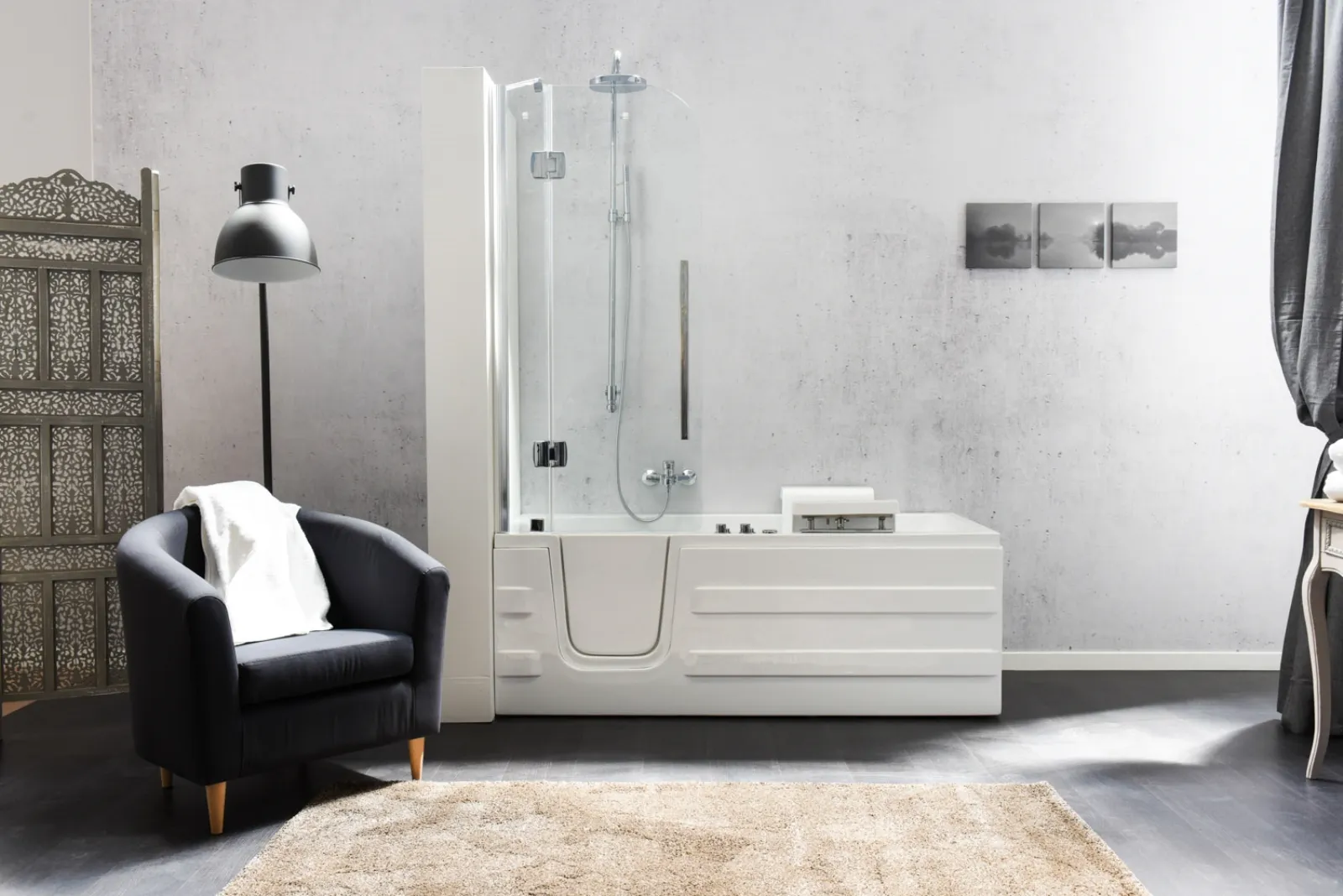 Vasche combinate, guida alla scelta vasche da bagno Vasca doccia piccola