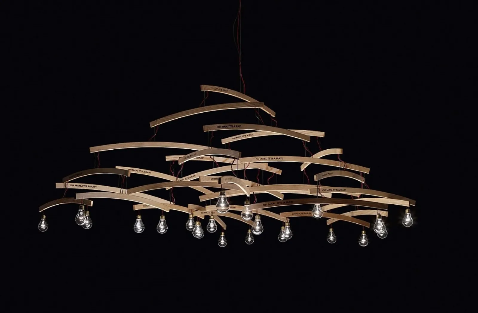 Plafoniere Grandi Dimensioni : Lampadario ingo maurer lampadari