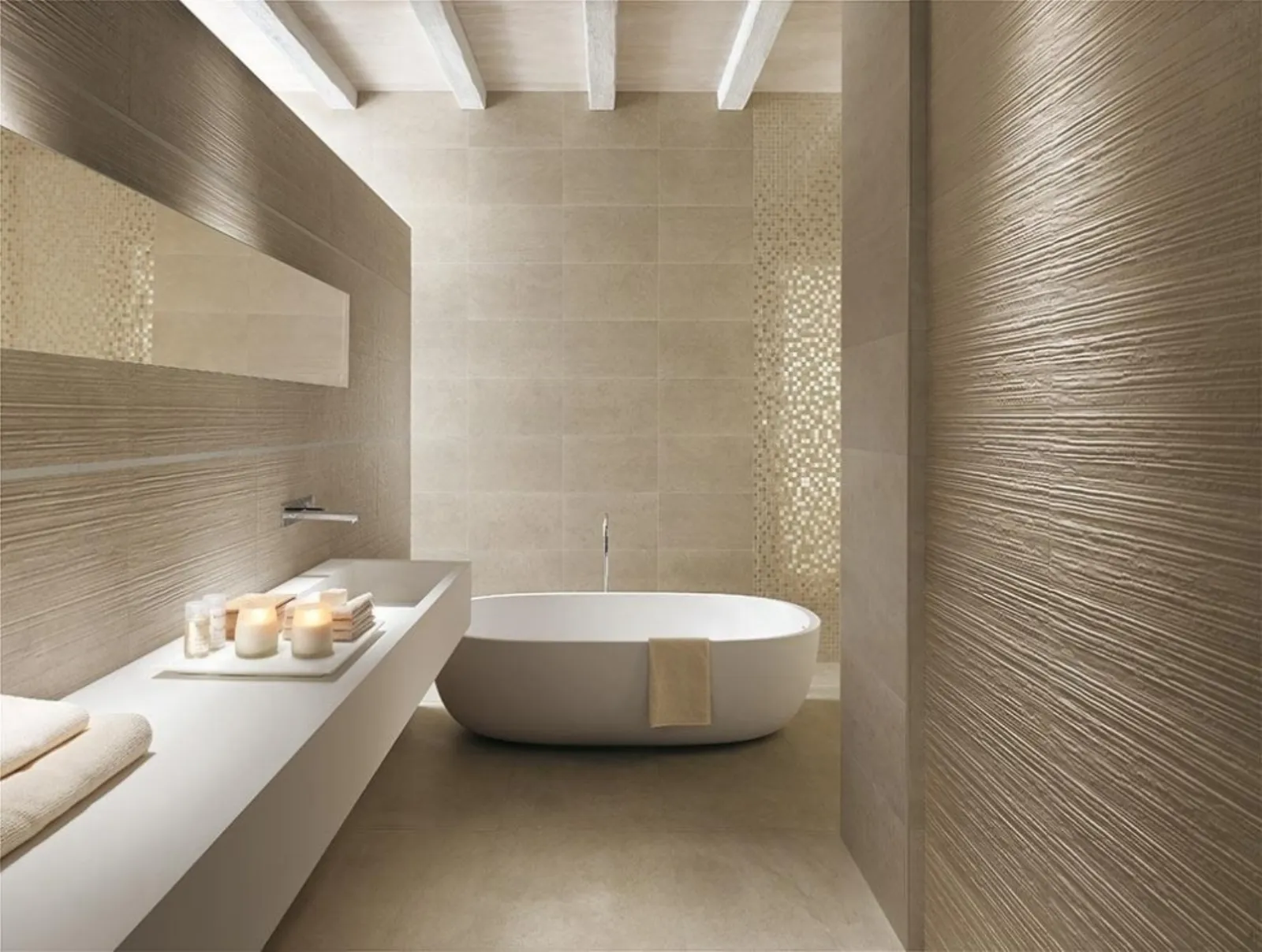 bagno senza piastrelle